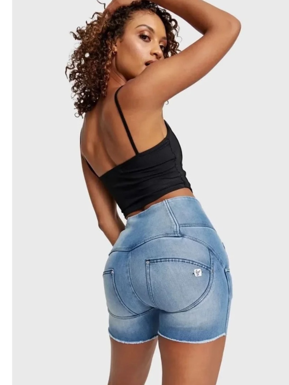 Freddy Light Blue High-Rise Denim Shorts size 6